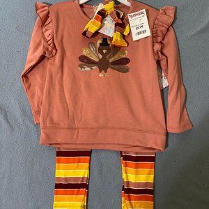 NWT 3T Thanksgiving/Fall outfit